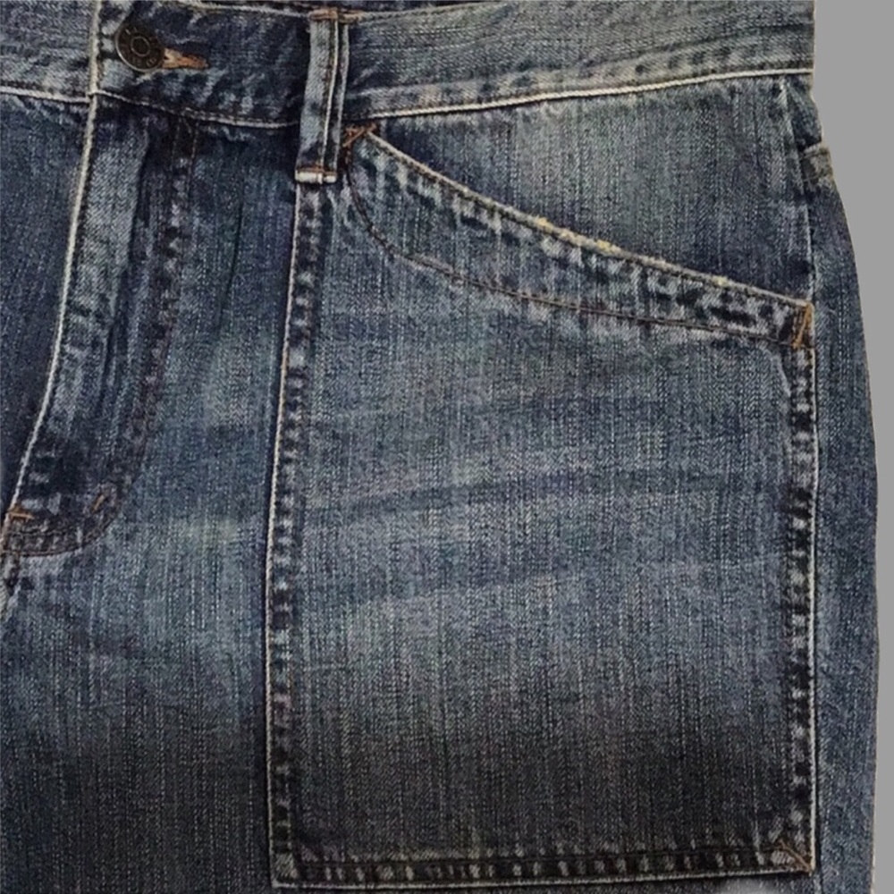 LAUREN RALPH LAUREN Patch Pocket Wide Leg Jeans Size 14 - Picture 2 of 7